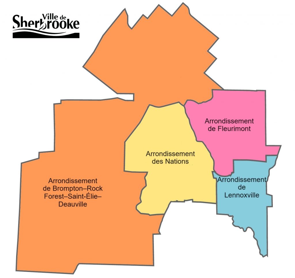 arrondissements de sherbrooke